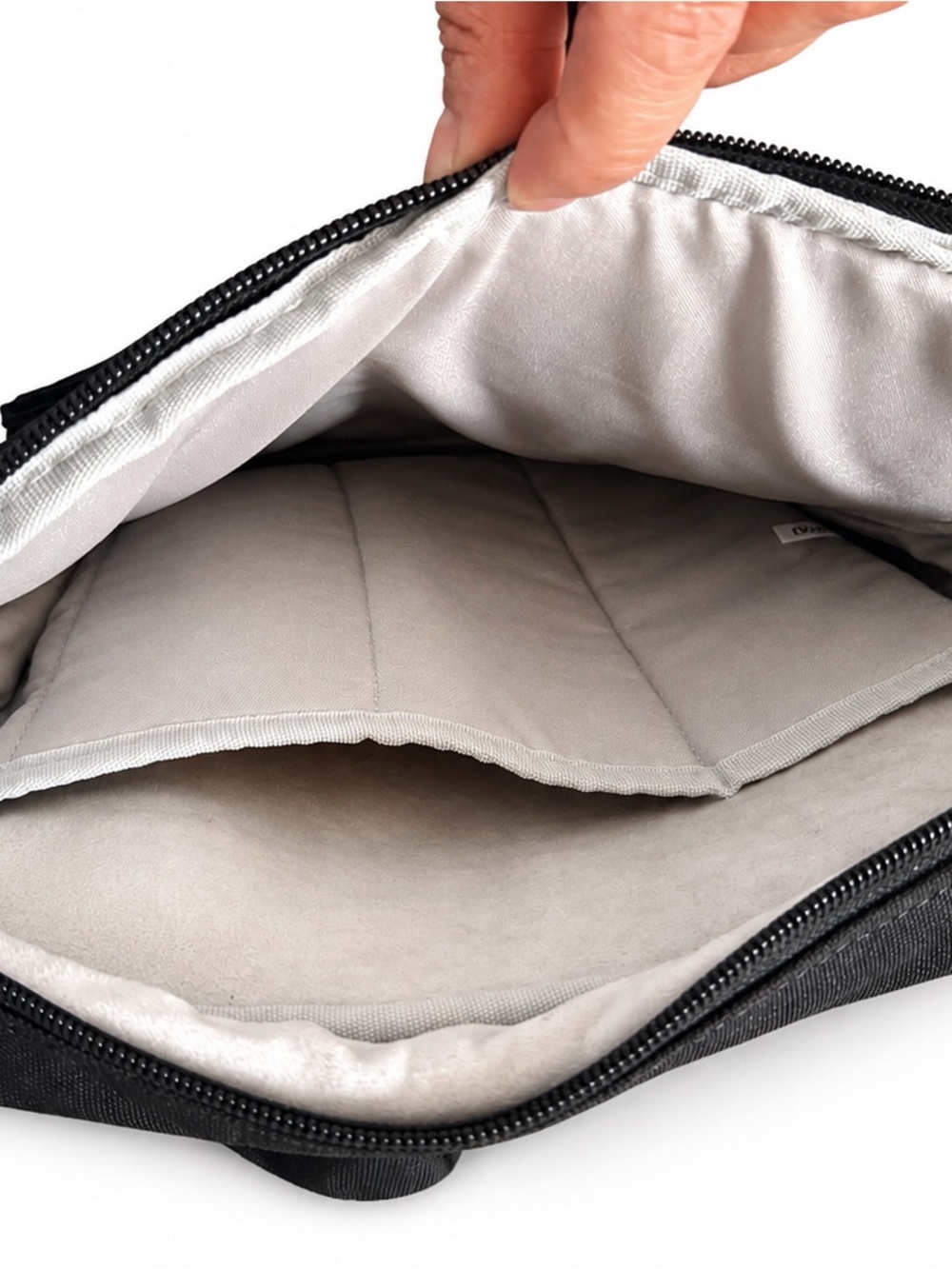 Crossbody Sling Laptop Bag  - Black - Picture 5 of 5